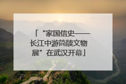 “家国信史——长江中游简牍文物展”在武汉开幕