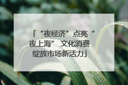 “夜经济”点亮“夜上海” 文化消费绽放市场新活力