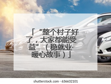 “整个村子好了，大家都能受益”（稳就业·暖心故事）