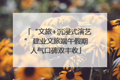 “文旅+沉浸式演艺” 建业文旅端午假期人气口碑双丰收
