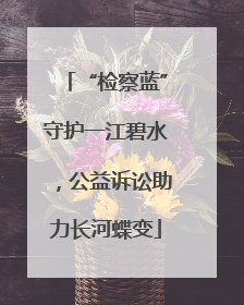 “检察蓝”守护一江碧水，公益诉讼助力长河蝶变