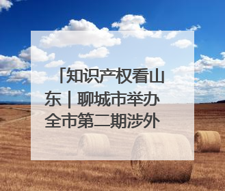 知识产权看山东｜聊城市举办全市第二期涉外知识产权保护培训班