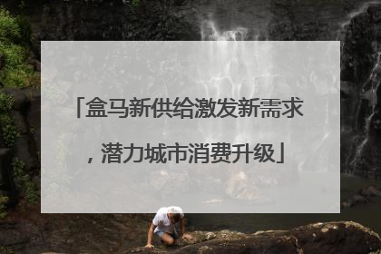 盒马新供给激发新需求，潜力城市消费升级