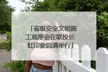 省级安全文明施工观摩会在联投长虹印象圆满举行