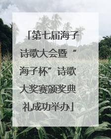 第七届海子诗歌大会暨“海子杯”诗歌大奖赛颁奖典礼成功举办