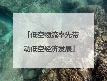 低空物流率先带动低空经济发展