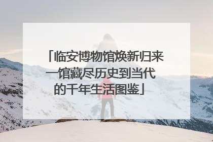 临安博物馆焕新归来 一馆藏尽历史到当代的千年生活图鉴