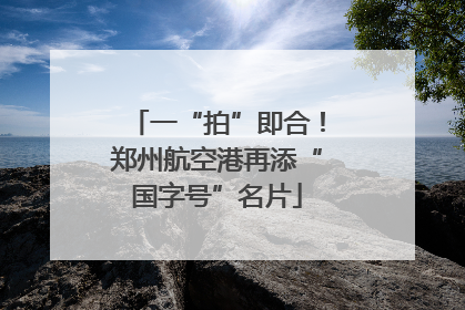 一“拍”即合！郑州航空港再添“国字号”名片