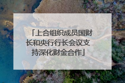 上合组织成员国财长和央行行长会议支持深化财金合作