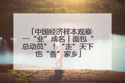 中国经济样本观察·一“业”成名丨面包“总动员”！“走”天下也“香”家乡