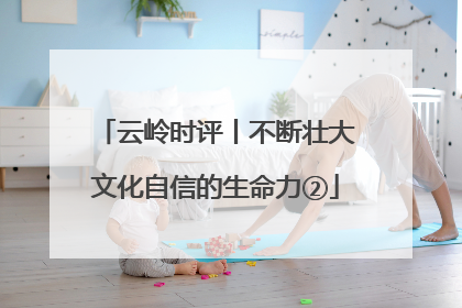 云岭时评丨不断壮大文化自信的生命力②