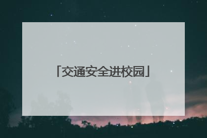 交通安全进校园