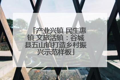 产业兴镇 民生惠镇 文旅活镇：谷城县五山镇打造乡村振兴示范样板