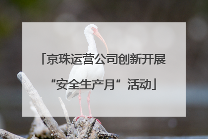 京珠运营公司创新开展“安全生产月”活动