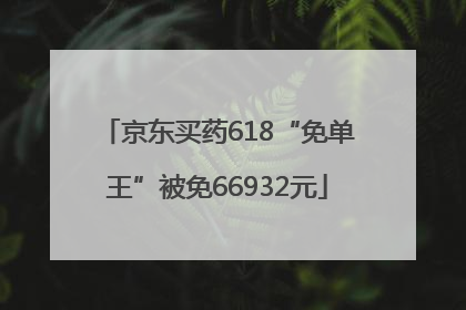 京东买药618“免单王”被免66932元