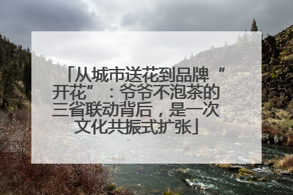 从城市送花到品牌“开花”：爷爷不泡茶的三省联动背后，是一次文化共振式扩张