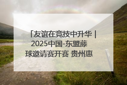 友谊在竞技中升华｜2025中国-东盟藤球邀请赛开赛 贵州惠水燃动“空中芭蕾”