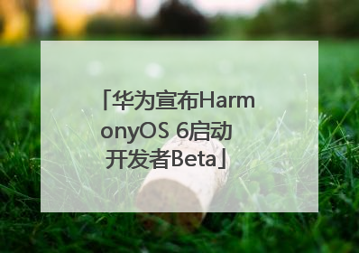 华为宣布HarmonyOS 6启动开发者Beta