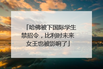 哈佛被下国际学生禁招令，比利时未来女王也被影响了