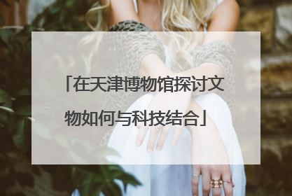 在天津博物馆探讨文物如何与科技结合