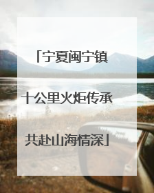 宁夏闽宁镇 十公里火炬传承共赴山海情深