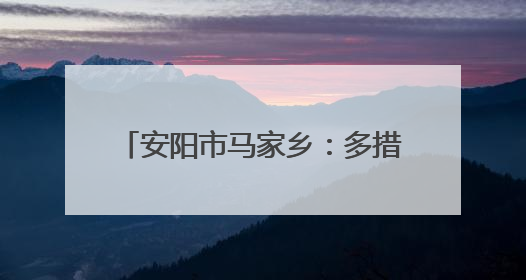 安阳市马家乡：多措并举“防溺亡” 织牢生命“安全网”