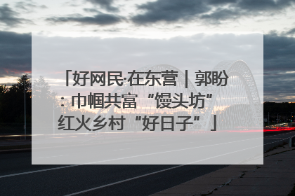 好网民·在东营｜郭盼：巾帼共富“馒头坊” 红火乡村“好日子”