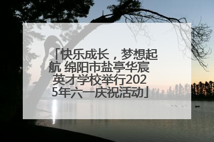快乐成长，梦想起航 绵阳市盐亭华宸英才学校举行2025年六一庆祝活动