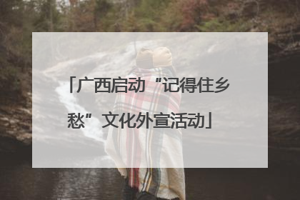 广西启动“记得住乡愁”文化外宣活动