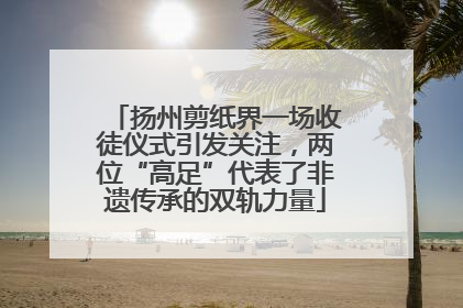 扬州剪纸界一场收徒仪式引发关注，两位“高足”代表了非遗传承的双轨力量