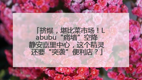 挤爆，堪比菜市场！Labubu“痛墙”空降静安嘉里中心，这个精灵还要“突袭”便利店？