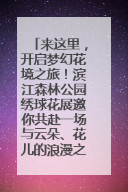 来这里，开启梦幻花境之旅！滨江森林公园绣球花展邀你共赴一场与云朵、花儿的浪漫之约