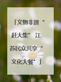 文物非遗“赶大集” 江苏民众共享“文化大餐”