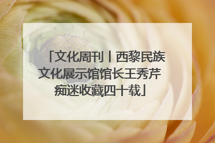 文化周刊丨西黎民族文化展示馆馆长王秀芹痴迷收藏四十载