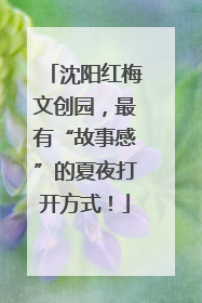沈阳红梅文创园，最有“故事感”的夏夜打开方式！