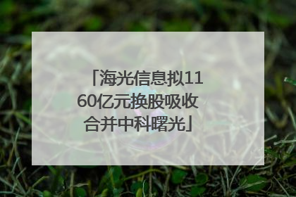 海光信息拟1160亿元换股吸收合并中科曙光