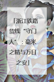 浙江铁路货线“守门人”：毫米之精与万日之安