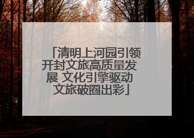 清明上河园引领开封文旅高质量发展 文化引擎驱动 文旅破圈出彩