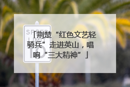 荆楚“红色文艺轻骑兵”走进英山，唱响“三大精神”
