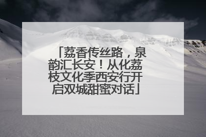 荔香传丝路，泉韵汇长安！从化荔枝文化季西安行开启双城甜蜜对话