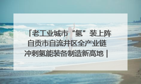 老工业城市“氢”装上阵 自贡市自流井区全产业链冲刺氢能装备制造新高地｜美好生活有“盐”味
