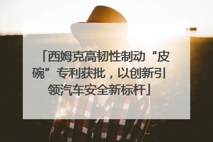 西姆克高韧性制动“皮碗”专利获批，以创新引领汽车安全新标杆