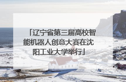 辽宁省第三届高校智能机器人创意大赛在沈阳工业大学举行