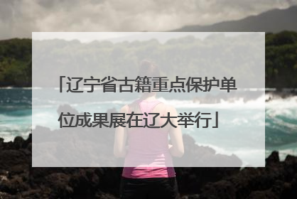 辽宁省古籍重点保护单位成果展在辽大举行