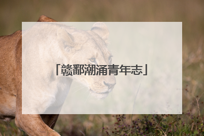 赣鄱潮涌青年志