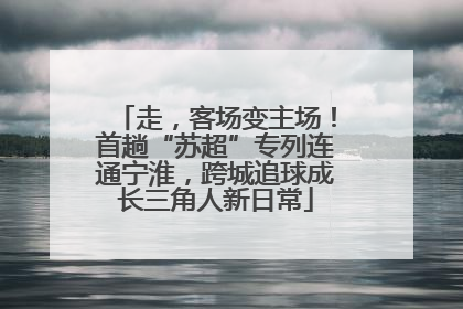 走，客场变主场！首趟“苏超”专列连通宁淮，跨城追球成长三角人新日常