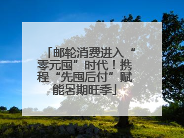邮轮消费进入“零元囤”时代！携程“先囤后付”赋能暑期旺季
