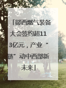 郧西燃气装备大会签约超113亿元，产业“链”动中西部新未来