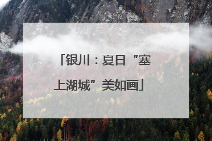 银川：夏日“塞上湖城”美如画