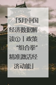5月中国经济数据解读①丨政策“组合拳”精准激活经济动能